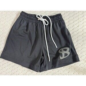 Bucket Squad BKTSQD Basketball Shorts XS Men's Black Mesh Logo Embroidered